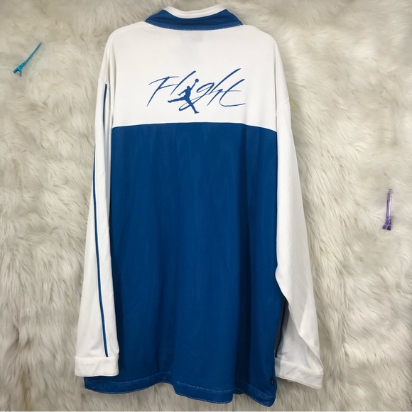 Rare Jordan Air Flight Jacket, Full Zip, Mesh Overlays, Retired, SZ 3XLT - Picture 2 of 12